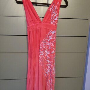 Like Gypsy 05 Maxi Ombre Dress with Embroidery Size Small